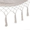 Hojdacia sieť so strapcami - krémová 8632