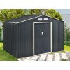 Záhradný domček XXL - antracit 8806