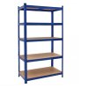 Regál 180x90x40cm - modrý 13646