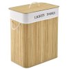 Bambusový kôš na prádlo Curly 100 litrov, prírodný 13746