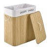 Bambusový kôš na prádlo Curly 100 litrov, prírodný 13748