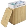 Bambusový kôš na prádlo Curly 100 litrov, prírodný 13750