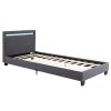 Čalúnená posteľ Verona 90 x 200 cm - šedá 16806