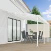 Hliníková pergola Borneo 4x3 m - biela 17378
