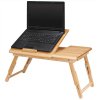 Bambusový stolík na notebook
