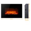 Elektrický nástenný krb - čierny rozmery