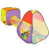 Detský stan s tunelom a loptičkami