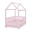Detská posteľ Marli 80 x 160 cm s úložným priestorom - ružová z boku