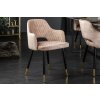 Luxusná stolička Paris bledo hnedá 235578