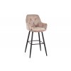 Barová stolička Milano zamat champagne 235754
