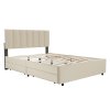 Čalúnená posteľ Soria 140 x 200 - béžová bez matracu