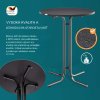 Skladací barový stôl Ø70 cm - antracit vlastnosti