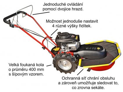 Dakr Bubnová sekačka Tekton GCV 160