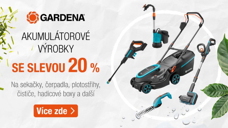 SLEVA 20% PO UPLATNĚNÍ KUPÓNU NA OZNAČENÉ ZBOŽÍ-GARDENA20