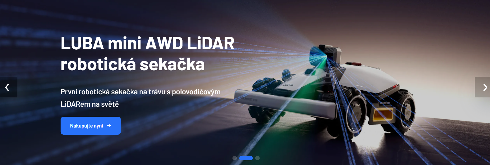 ROBOTICKÁ SEKAČKA BEZDRÁTOVÁ