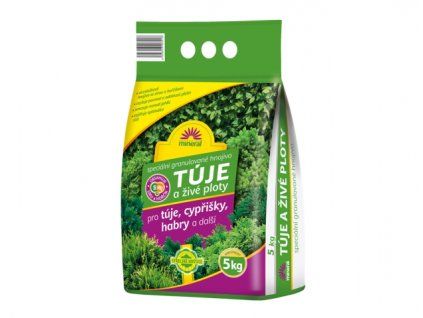 Hnojivo MINERAL na tuje a živé ploty 5kg