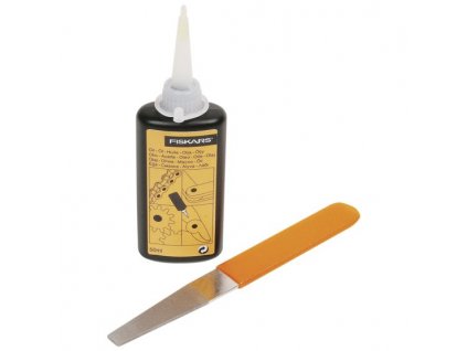 Souprava pro údržbu zahradních nůžek