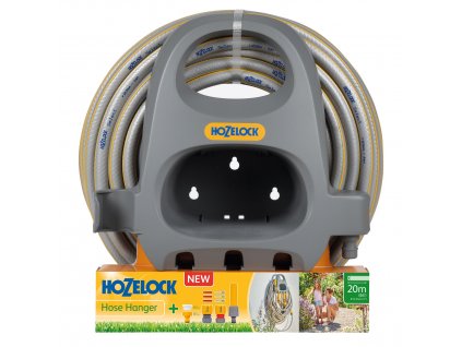 Hozelock Sada věšáku na hadice s 20m hadicí s příslušenstvím