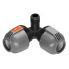L - kus 25 mm x 1/2" vnější závit - rohová přípojka zadešťovače
