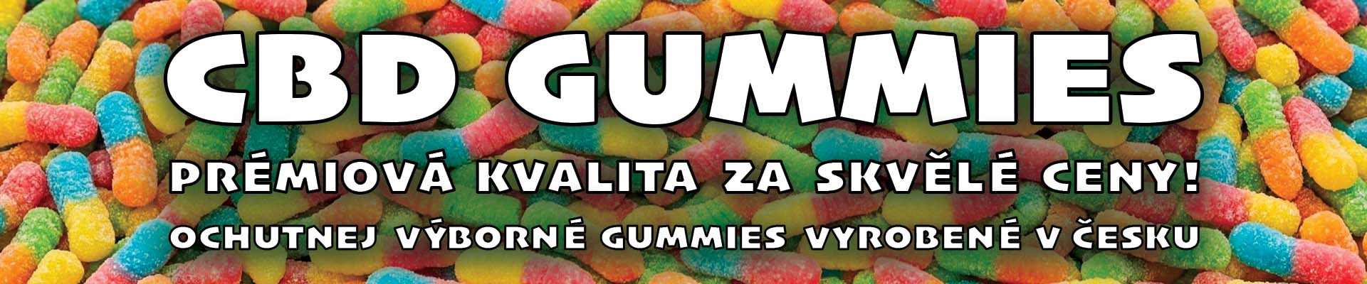 Novinka - prémiové CBD gummies!