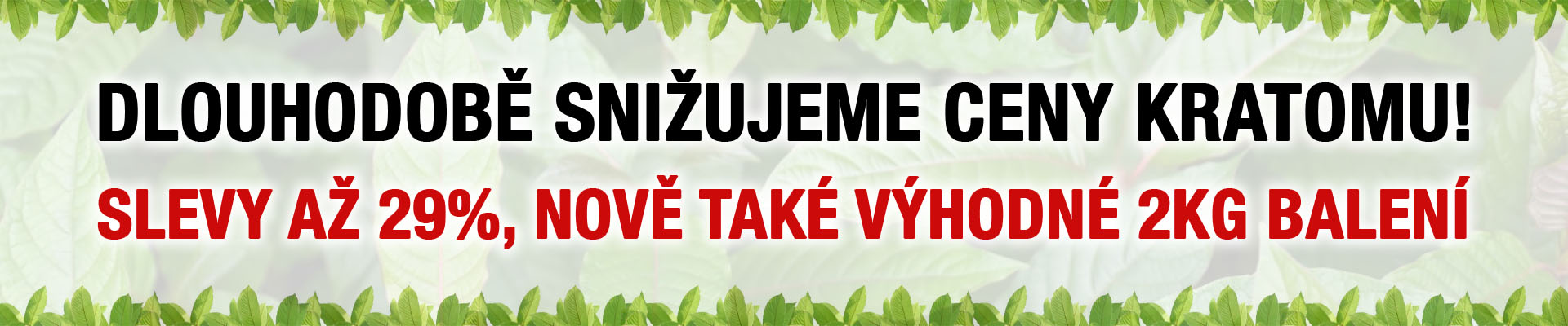 Dlouhodobě snižujeme ceny kradmou!