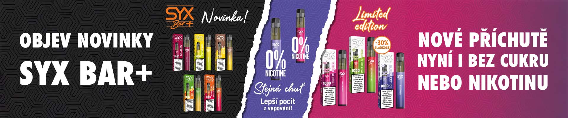 Přivítej novinky od SYX