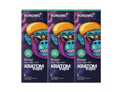 set 3x kratom vape lemon mint
