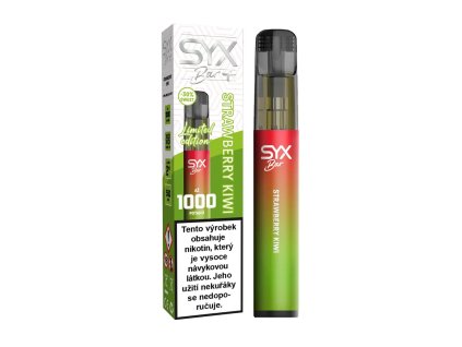 SYX BAR 1000 potahů strawberry kiwi