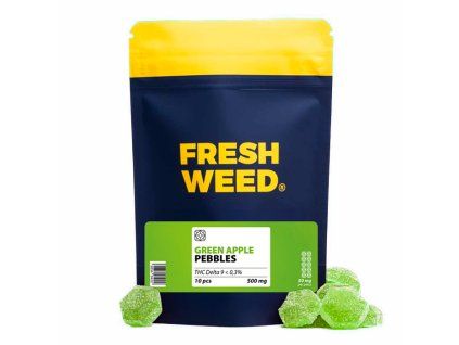 konopné gummies Delta9 THC Green Apple