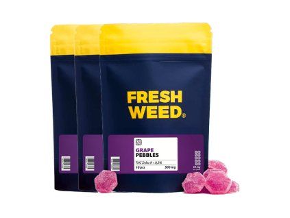 3x10 pack Delta9 THC gummies Grape