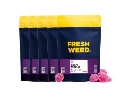 5x10 pack Delta9 THC gummies Grape