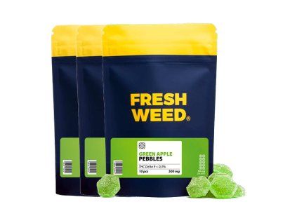 3x10 pack Delta9 THC gummies Apple