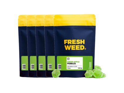 5x10 pack Delta9 THC gummies Apple