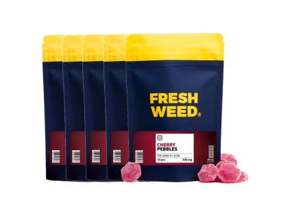 5x10 pack Delta9 THC gummies Cherry