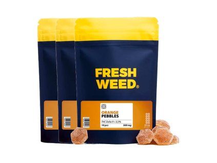 3x10 pack Delta9 THC gummies Orange