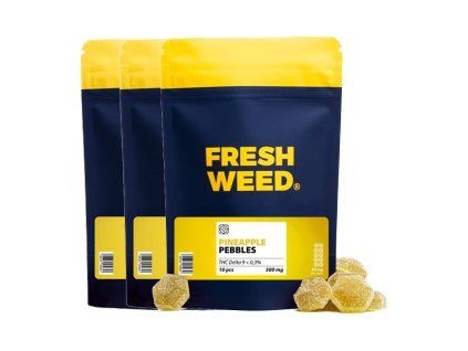 3x10 pack Delta9 THC gummies pineapple