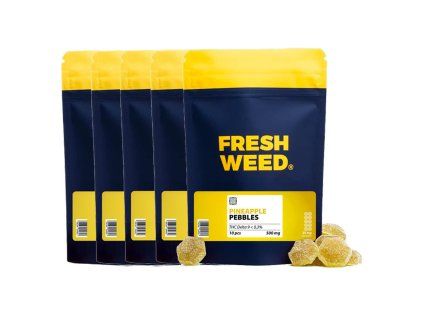 5x10 pack Delta9 THC gummies pineapple