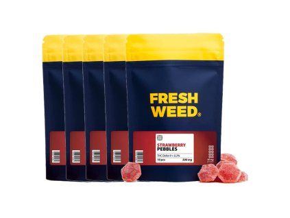 5x10 pack Delta9 THC gummies strawberry