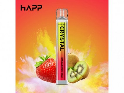 Happ Bar Crystal - Strawberry Kiwi - 600 potáhnutí - 20mg