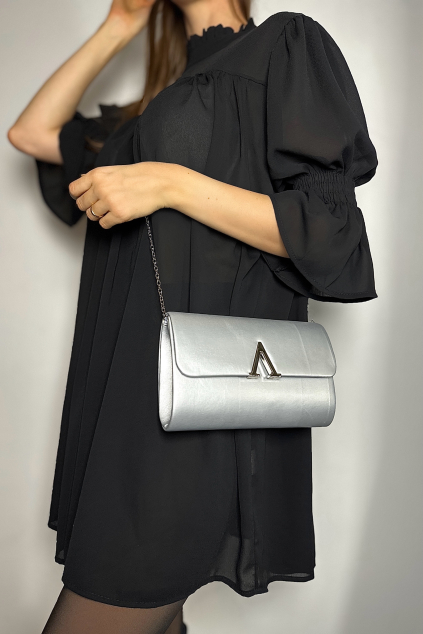 Strieborná kabelka Eva