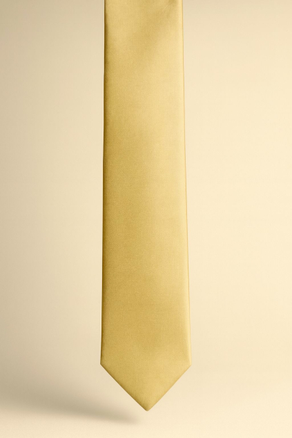 Zlatá pánska kravata
