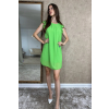 Zelené krátke voľné šaty