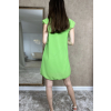 Zelené krátke voľné šaty