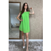 Zelené krátke voľné šaty
