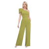 Zelený overál na jedno rameno