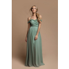 Zelené dlhé šaty