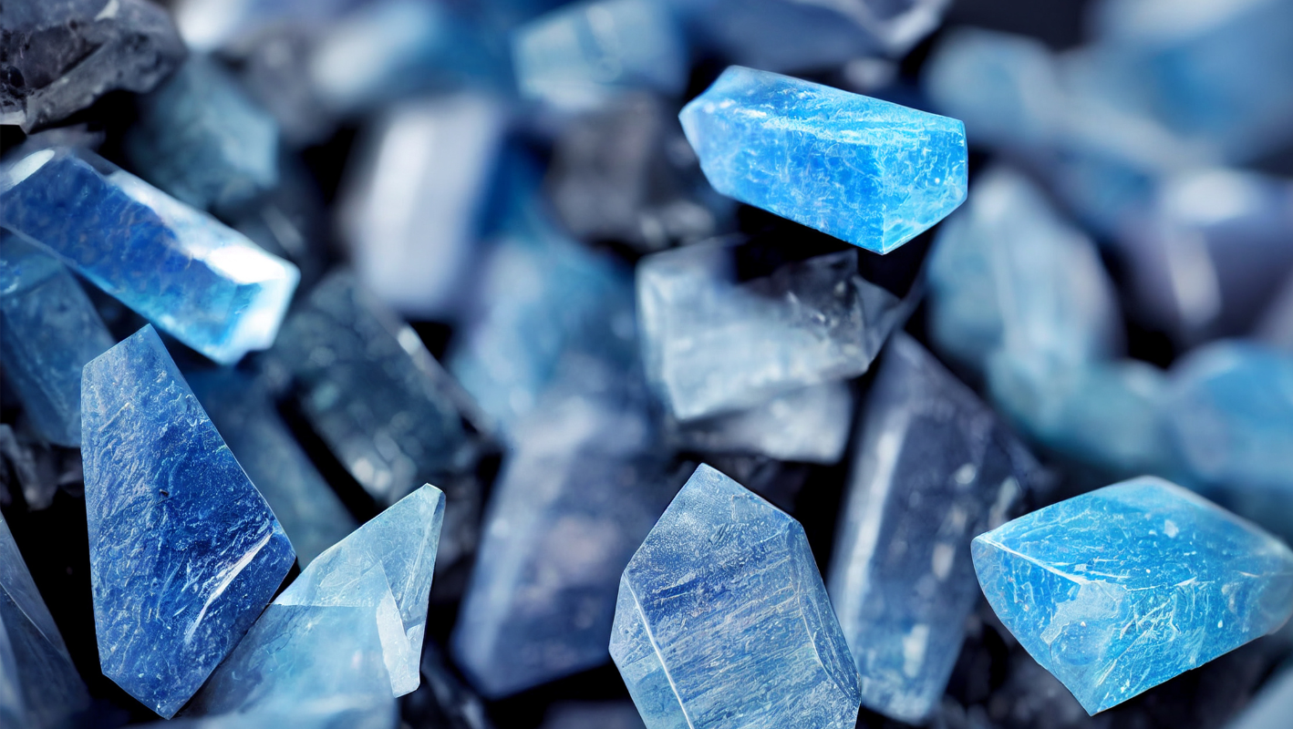 Kyanit: uklidňující a harmonizující schopnosti.