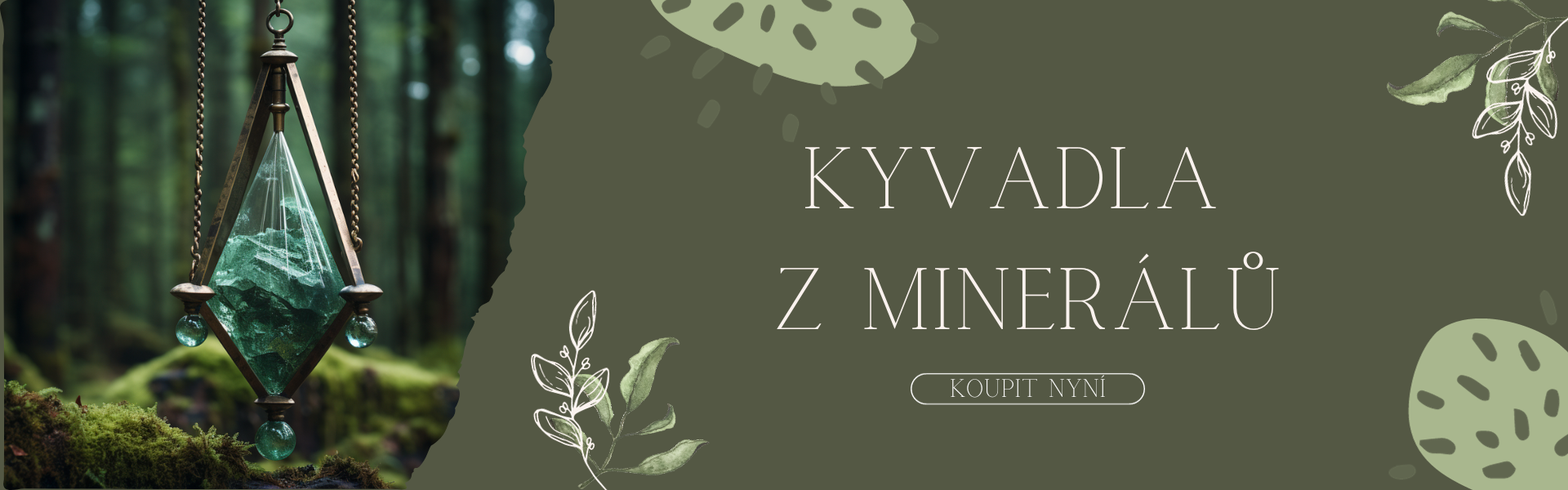 Kyvadla z minerálů