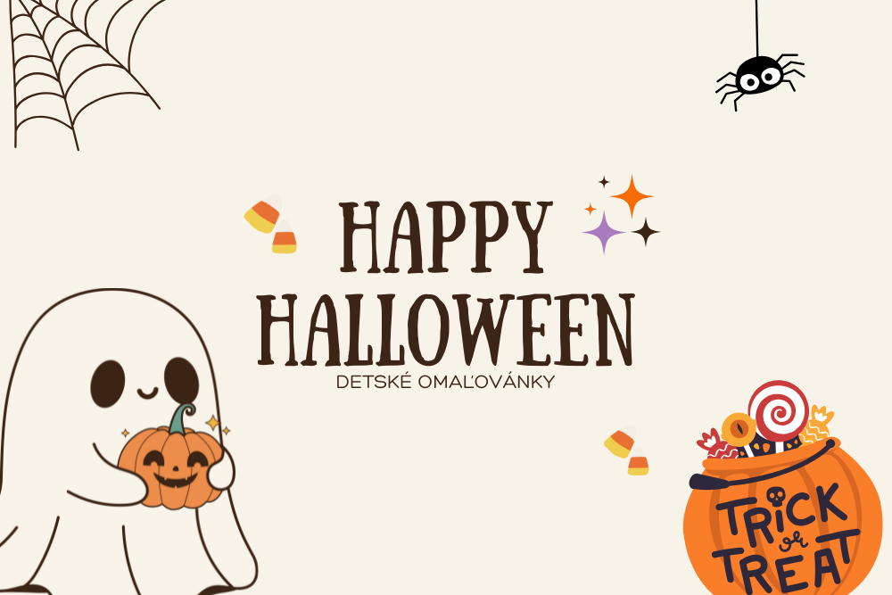 DETSKÉ OMAĽOVÁNKY - VESELÝ HALLOWEEN (PDF ZDARMA)