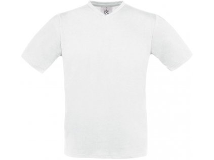 B&C | Exact V-Neck (Farba white, Veľkosť XXL)